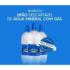 SIFÃO DESCARTAVEL AGUA COM GAS